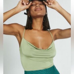 Urban Outfitters Out From Under Cowl
Neck Bodysuit Olive Small